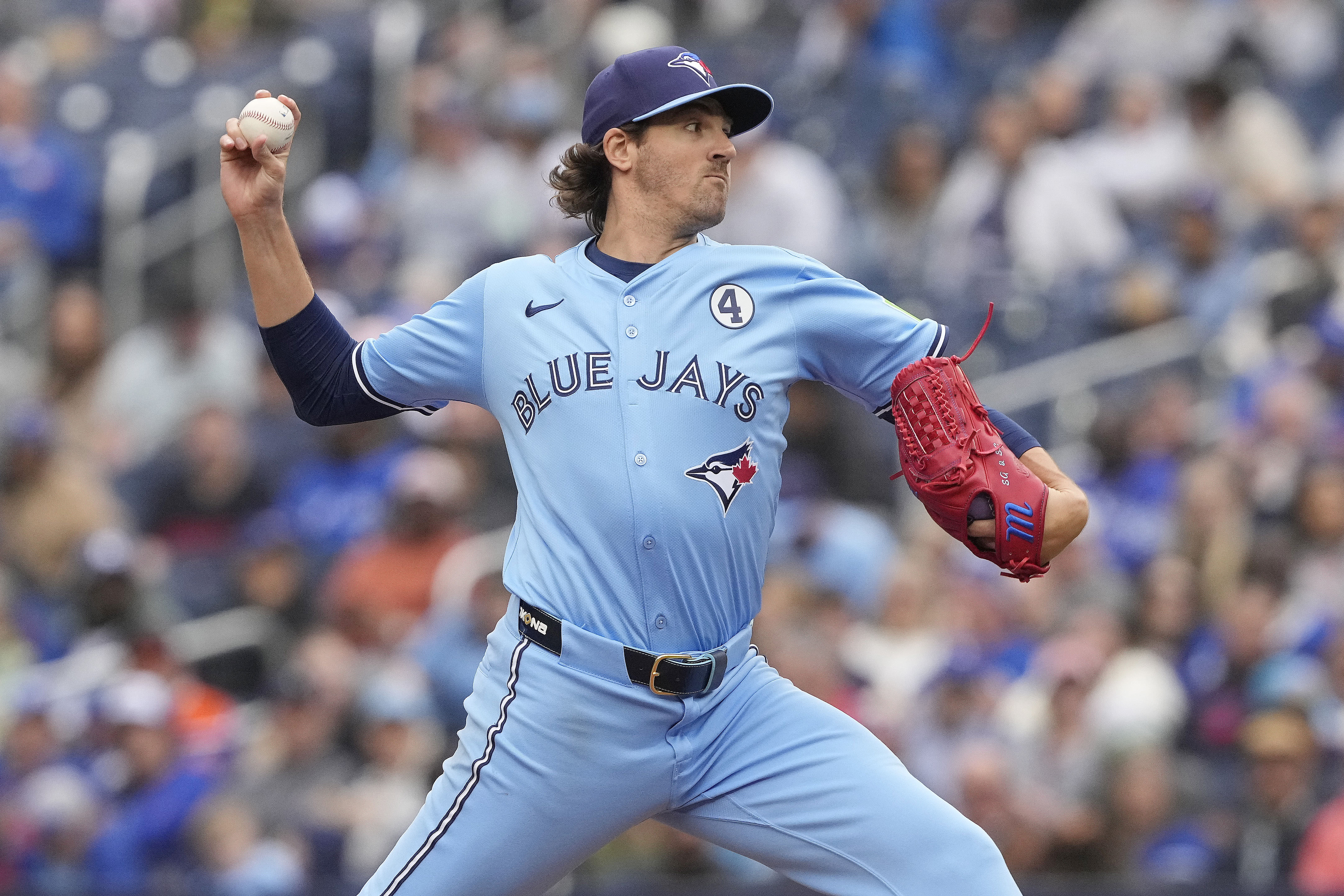 Kevin Gausman is pitching today (Credits: IMAGN)